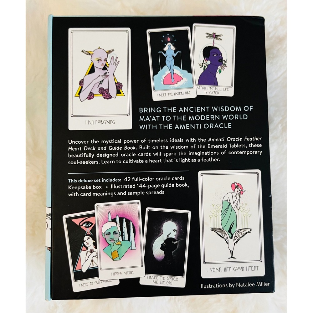 Amenti Oracle Feather Heart Deck and Guide Book‎ Sodini RP Studio - Picture 10 of 10
